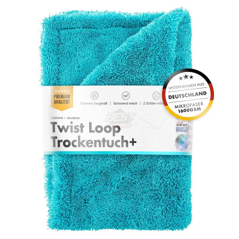 PREMIUM TWISTED TOWEL TURQUOISE 1600GSM 80x50CM