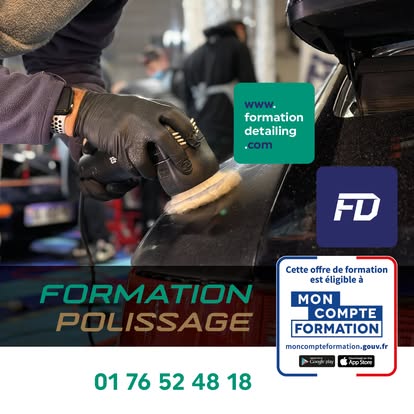Formation Polissage + Lustrage Automobile / 5 jours / Éligible CPF