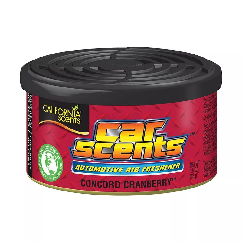 DESODORISANT VOITURE 42GR (12 PARFUMS) CALIFORNIA SCENTS
