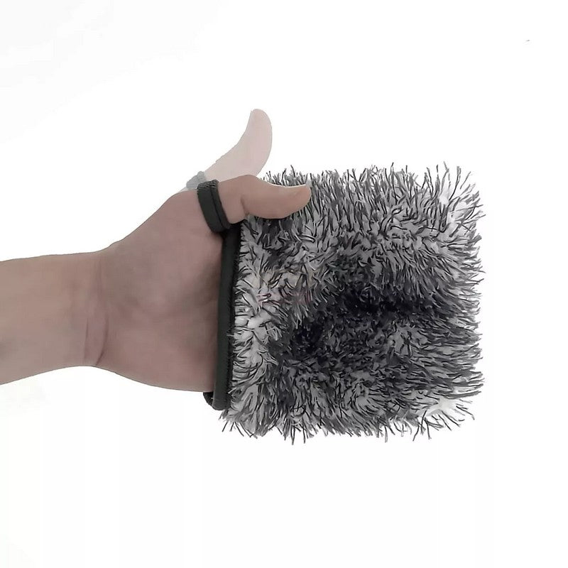 WHEEL MITT GREY 1400GSM 15X15CM