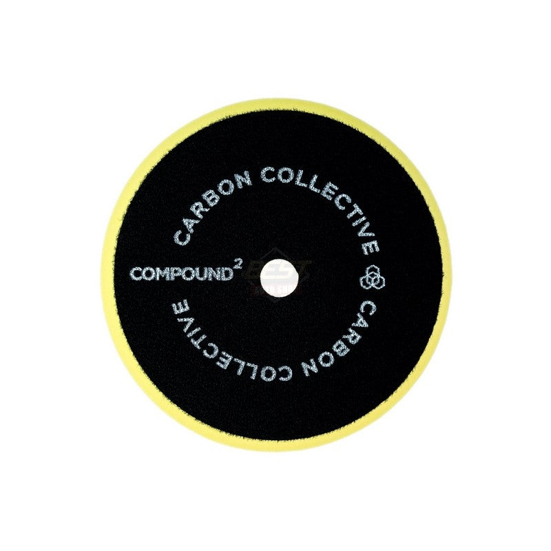 HEX MACHINE POLISHING PAD YELLOW MEDIUM 125MM