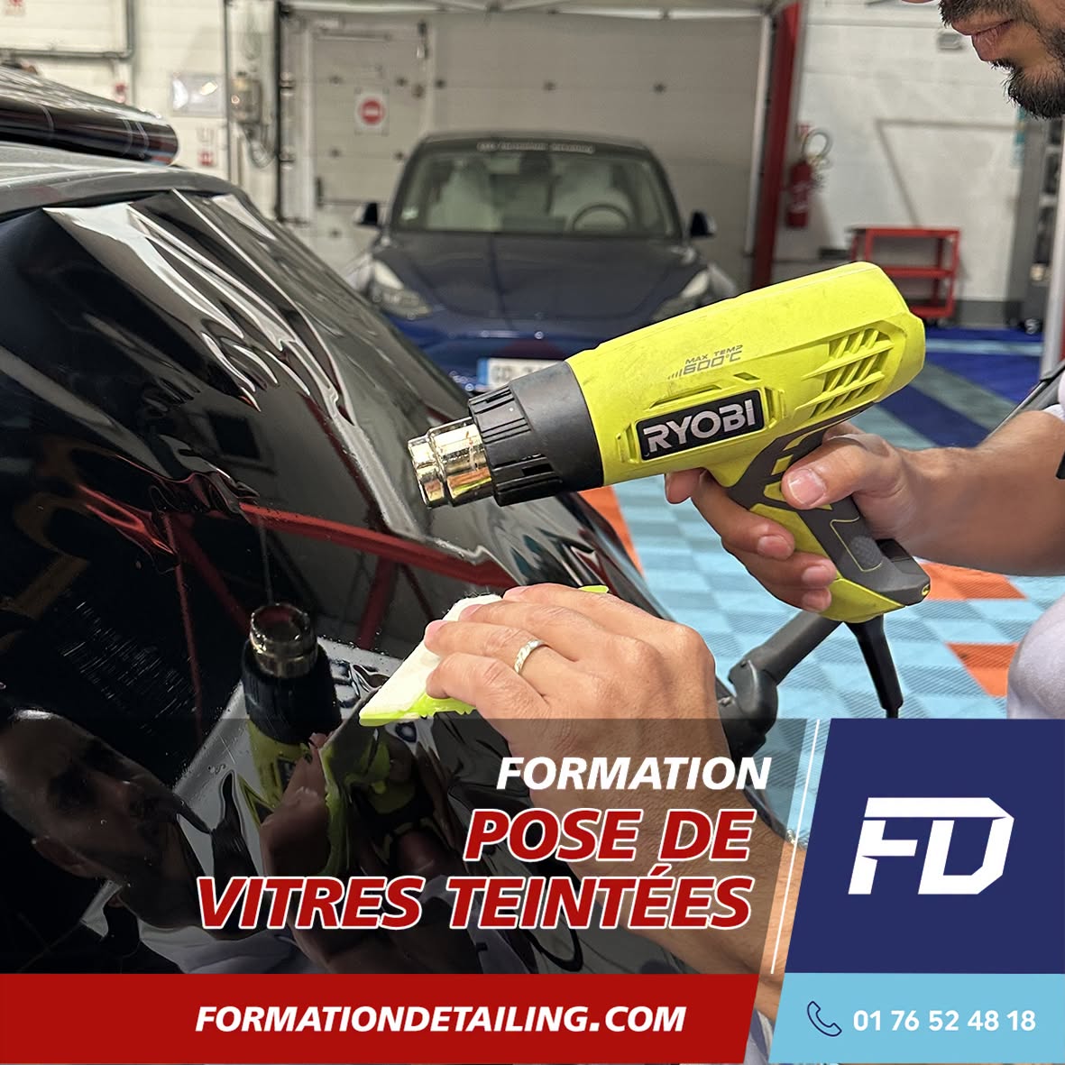 Formation Pose Film Solaire Teinté Vitrage et Optique Automobile / 3 jours
