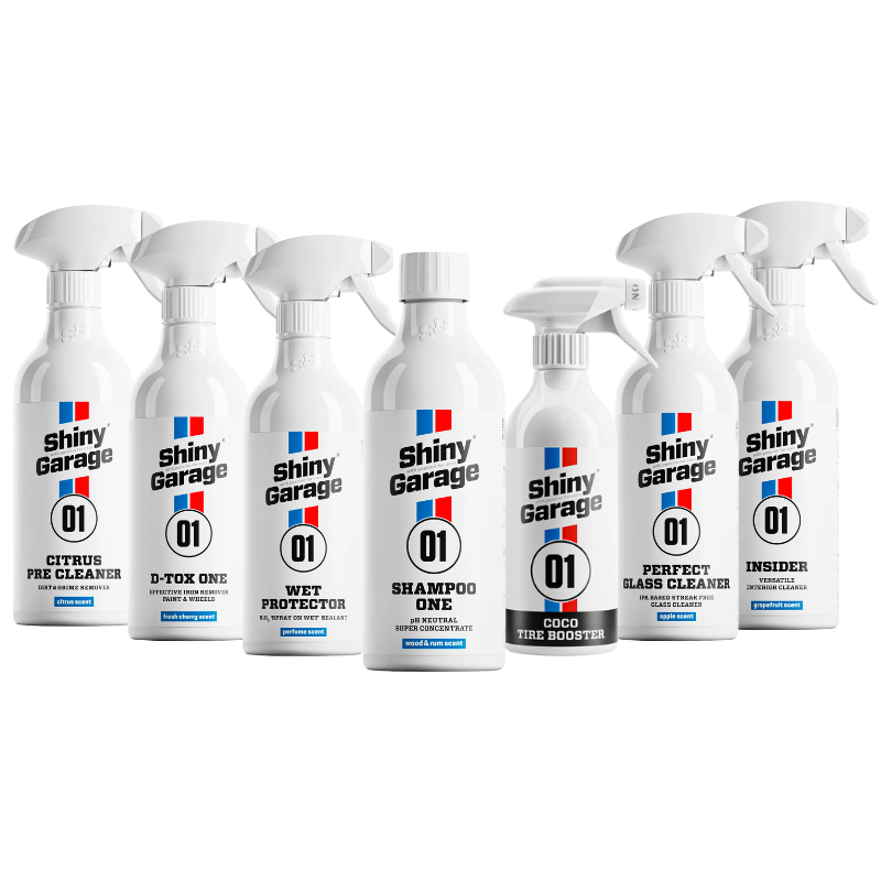 Kit Detailer Shiny Garage (7x500ml)