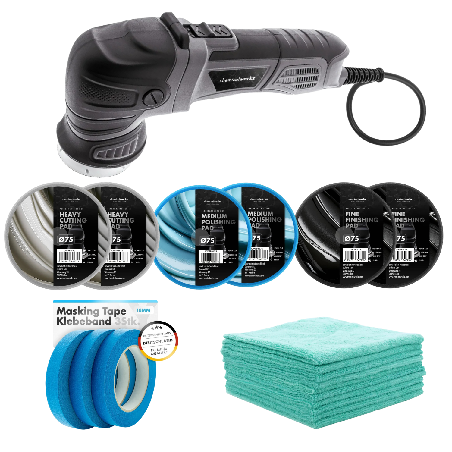 Kit Polissage Pro 75mm