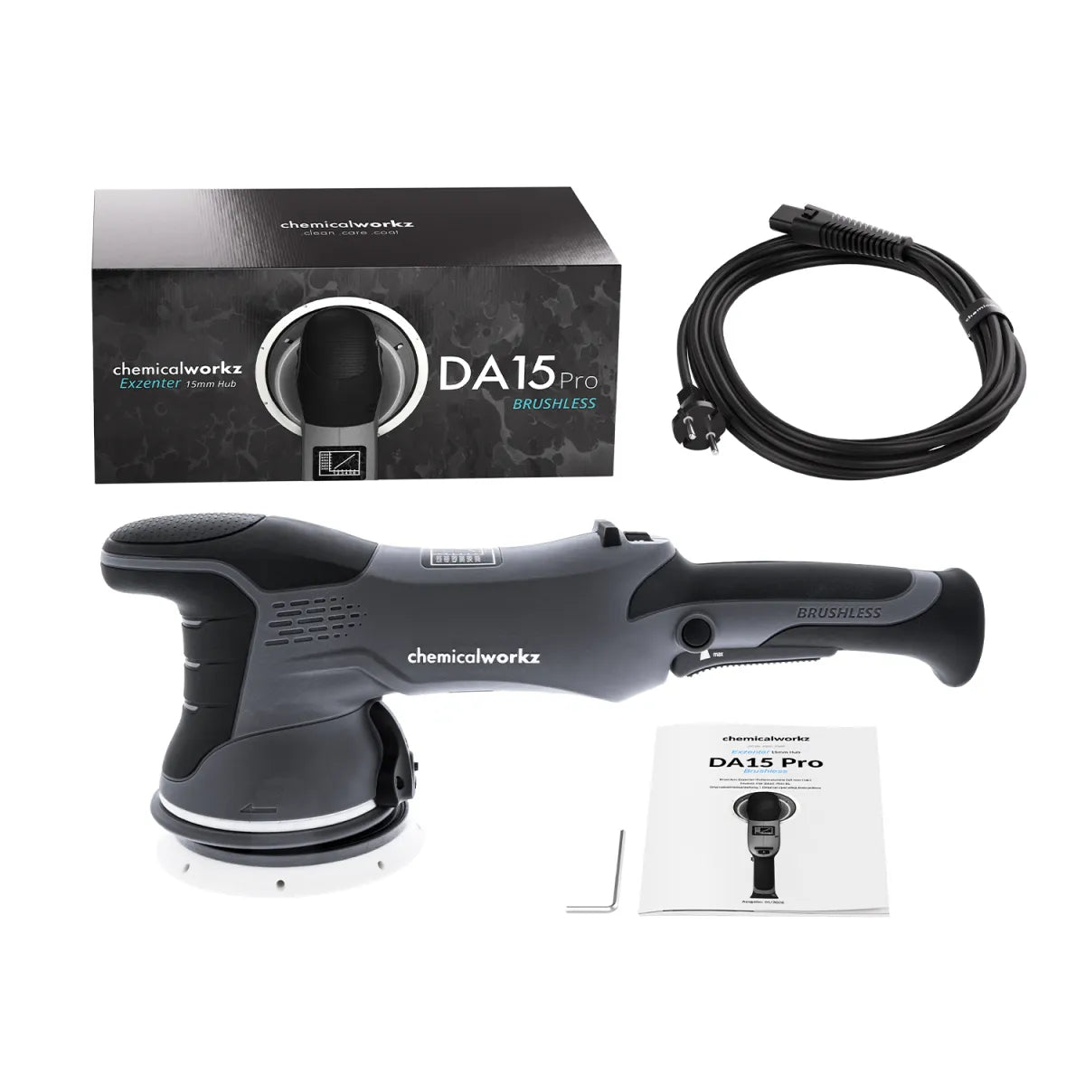 DA15 PRO POLISSEUSE EXCENTRIQUE BRUSHLESS 15MM