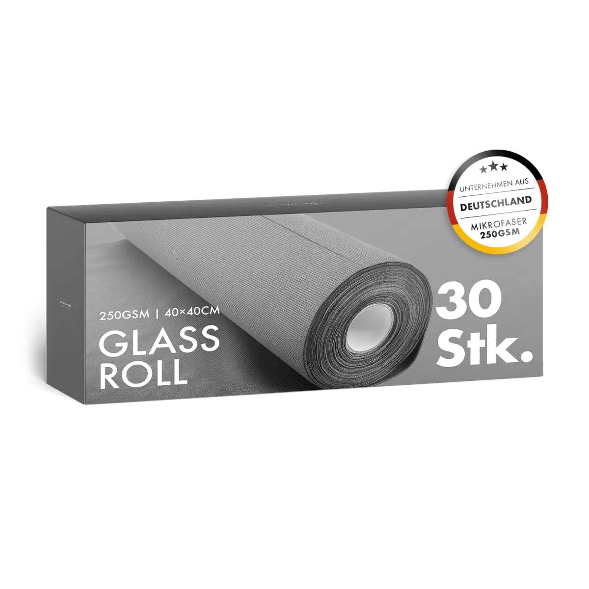 GLASS ROLL GRIS 250GSM 40X40CM (30 UNITES)