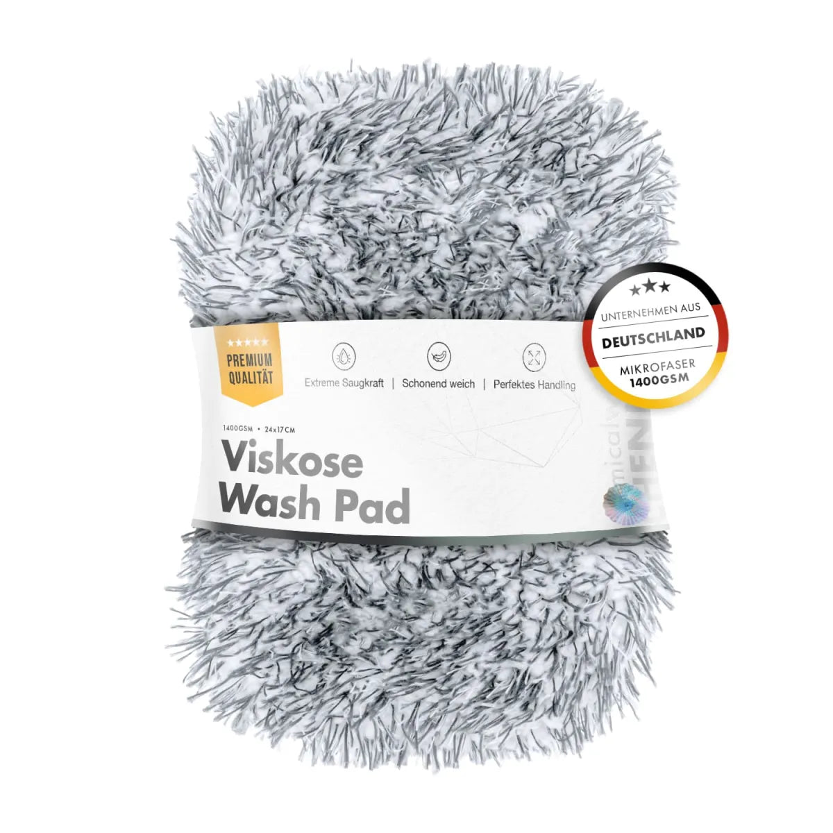 WASH PAD 1400GSM GRIS 24X17CM